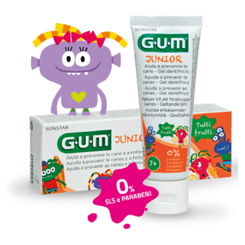 Gum Junior 6+ Dentifricio Per Bambini 50 ml