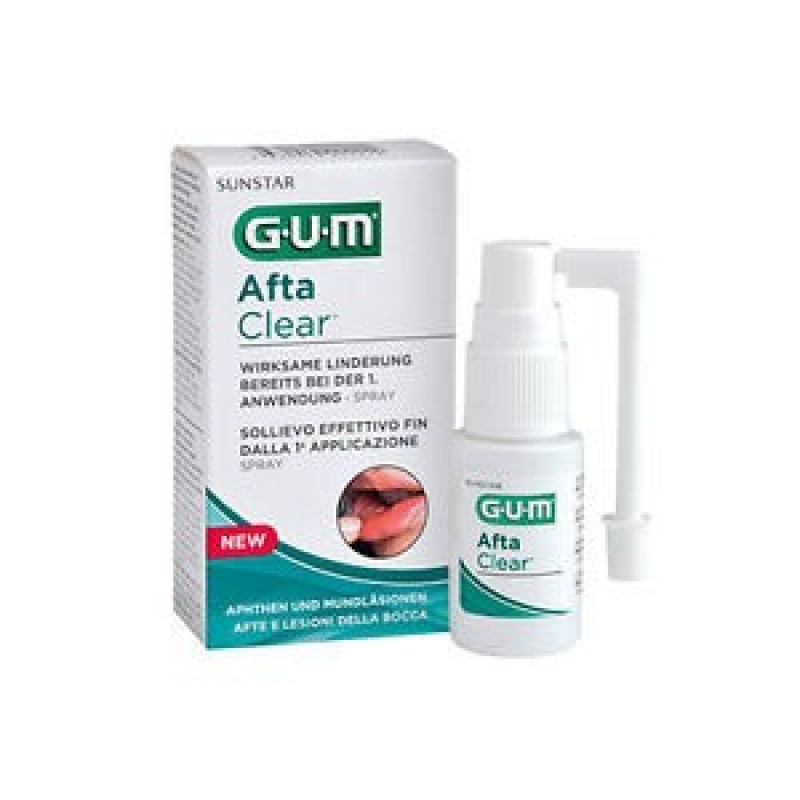 Gum AftaClear Spray Trattamento Antiafte 15 ml