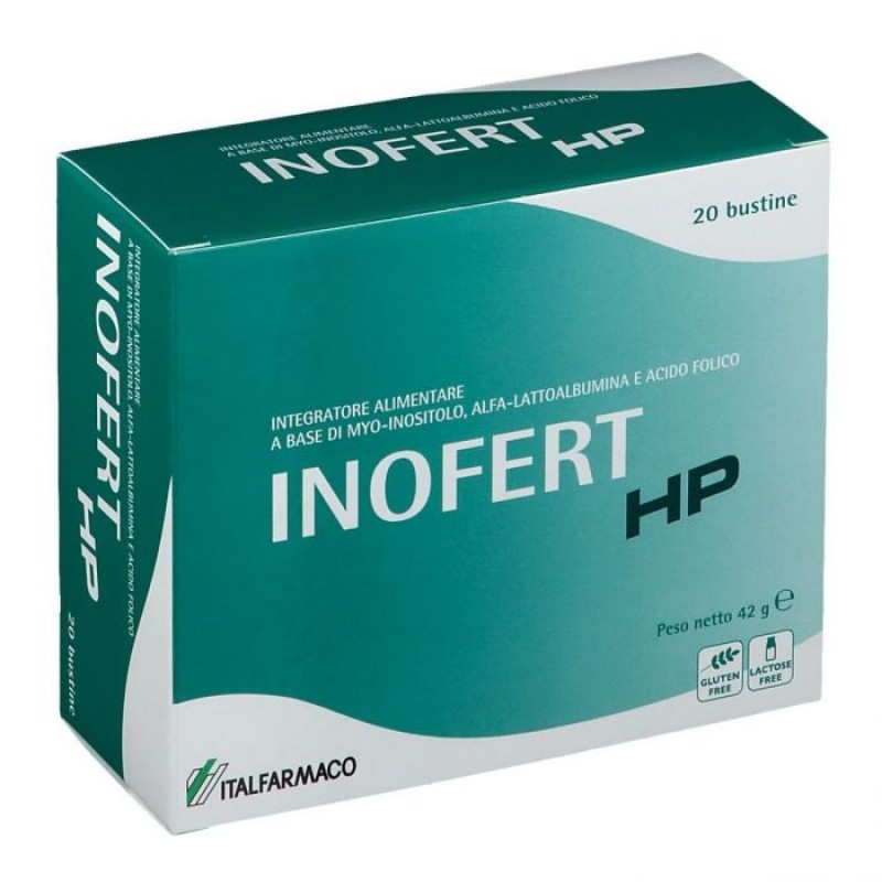 Inofert HP - Integratore di acido folico e inositolo - 20 Bustine