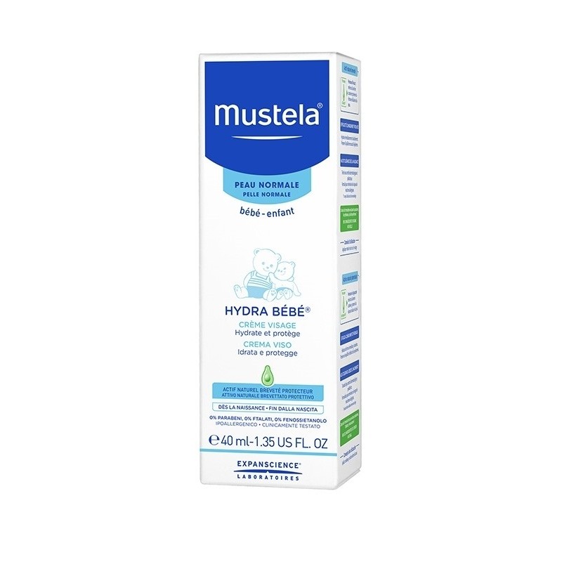 Mustela Hydra Bebé Crema Viso Idratante 24H 40 ml