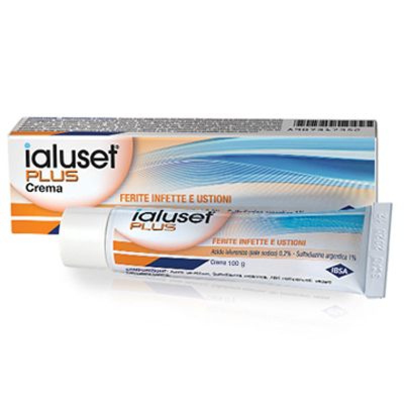 Ialuset Plus Crema Ferite Infette e Ustioni 100 g