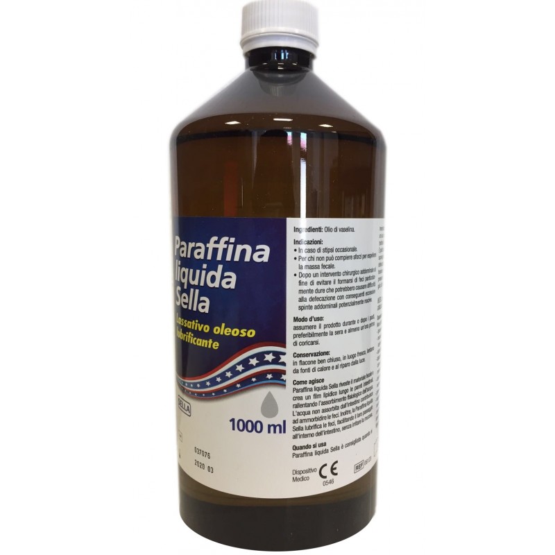 Sella Paraffina Liquida Lassativo Oleoso Lubrificante 1 L