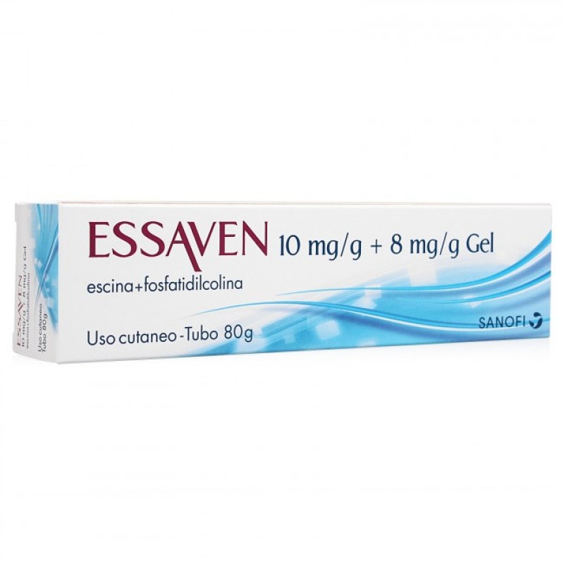 Essaven Gel c.m. - 1% + 0,8% di Escina + Fosfatidilcolina - Tubo da 80 g