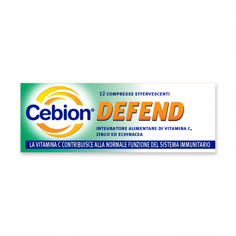 Cebion Defend - Integratore per il sistema immunitario - 12 compresse effervescenti
