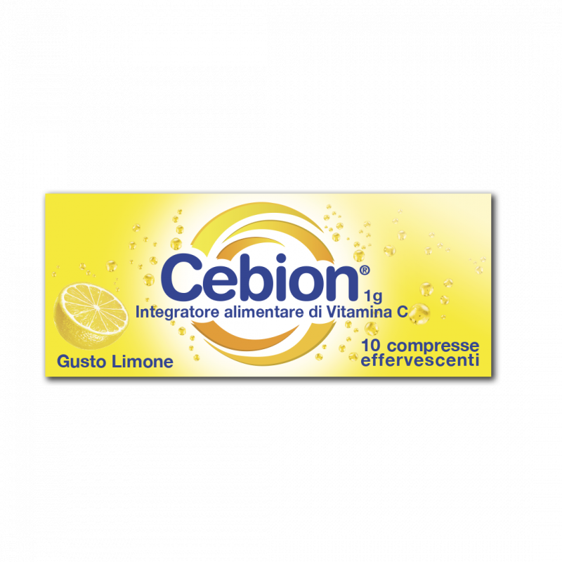 Cebion Effervescente Limone Integratore Vitamina C 10 Compresse