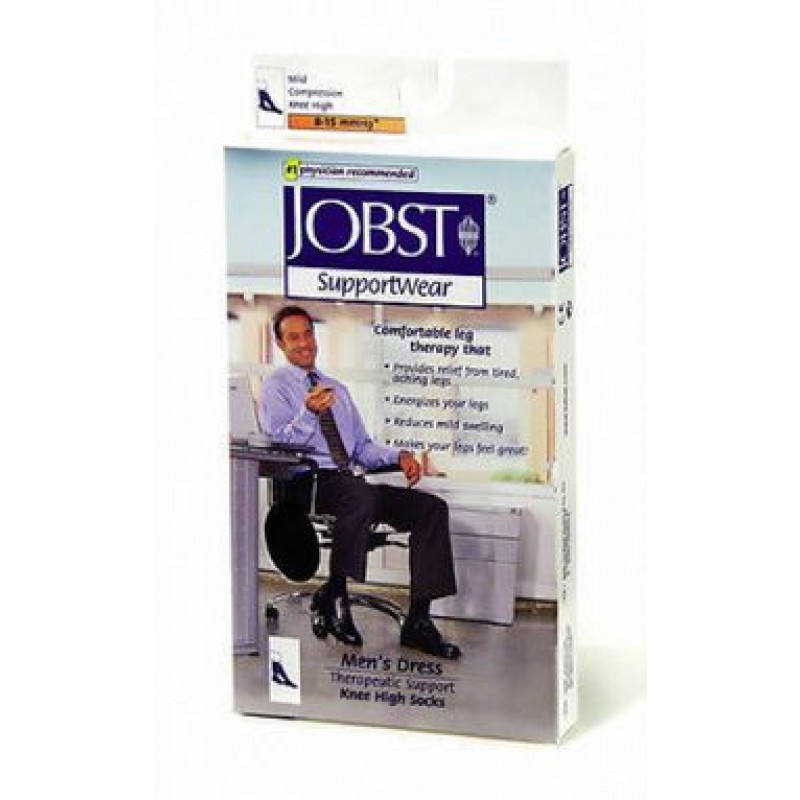 Gambaletto Jobst forMen calza uomo a compressione graduata 15-20 mmHg colore blu taglia 3