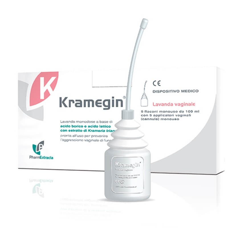 Kramegin Lavanda Vaginale 5 Flaconi Con Cannula Monouso 100 ml