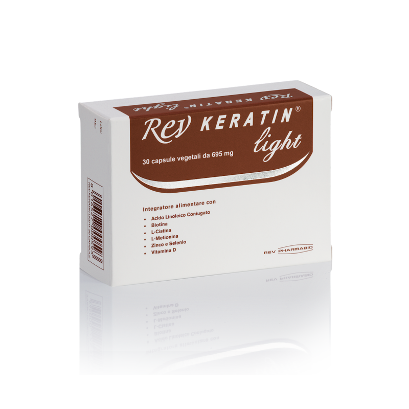Rev Keratin Light Integratore Benessere Unghie e Capelli 30 Capsule