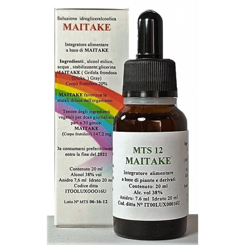 MTS12 Maitake Gocce Integratore 20 ml