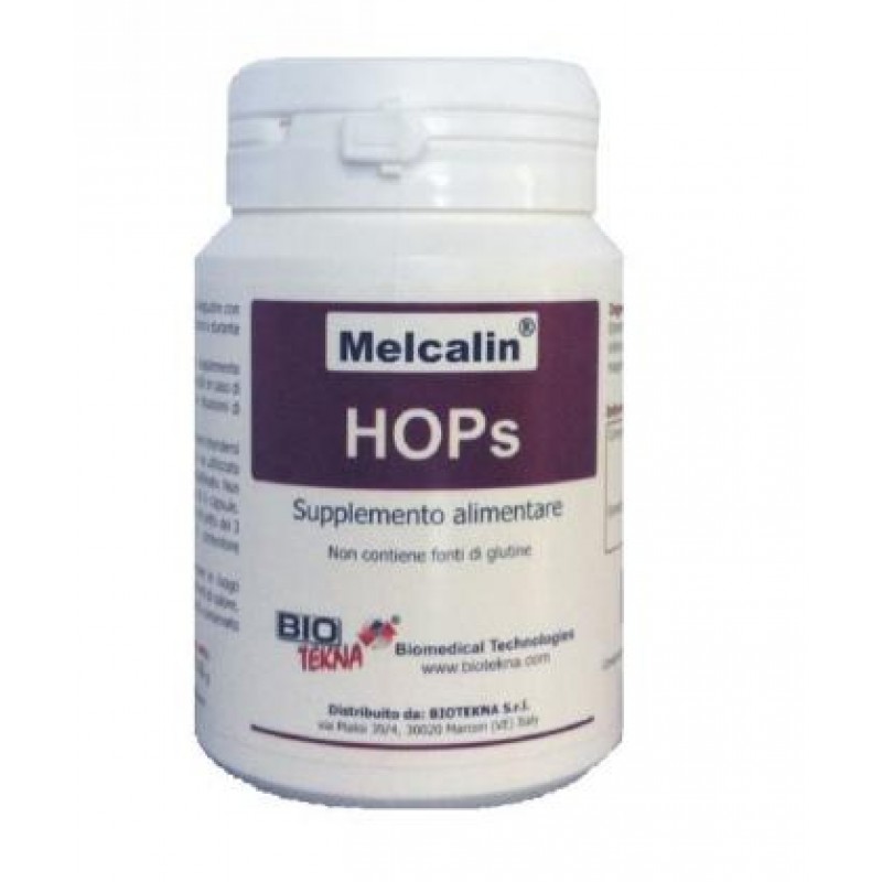 Melcalin Hops - Integratore per stress ed insonnia - 56 capsule