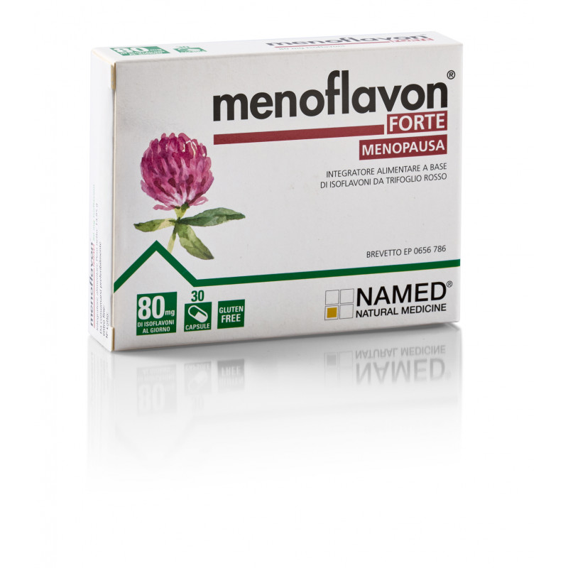 Menoflavon Forte - Integratore per la menopausa - 30 Capsule 80mg