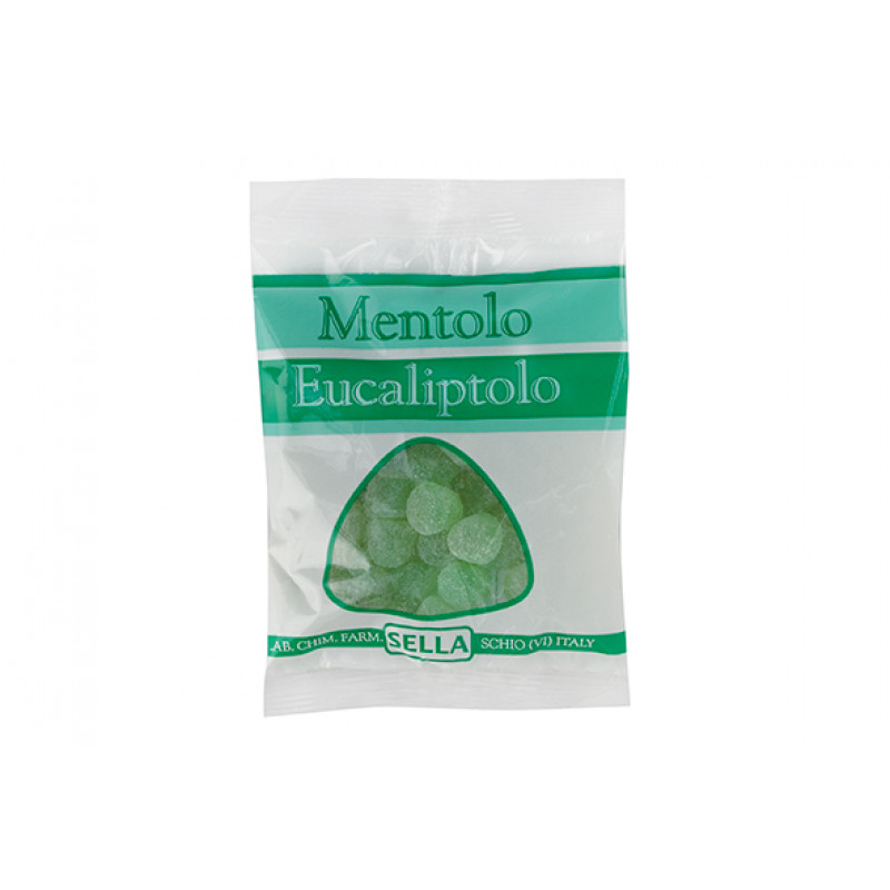 Sella Mentolo Eucalipto Caramelle Per la Gola Busta