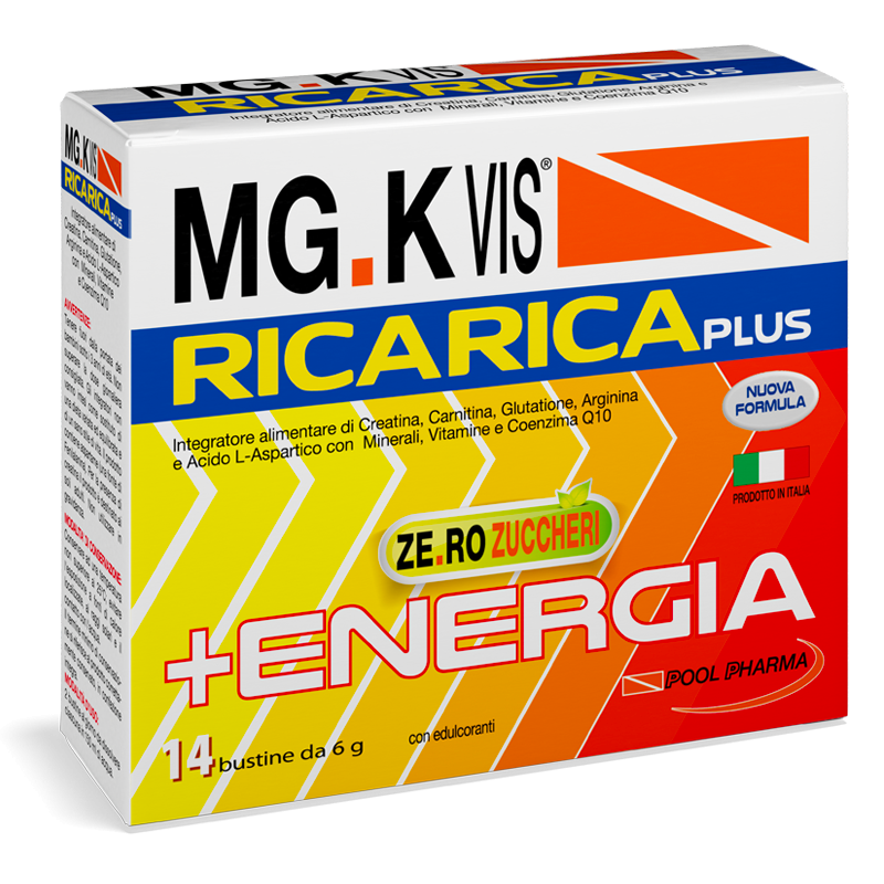 MGK VIS Ricarica Plus Integratore Energetico 14 Bustine