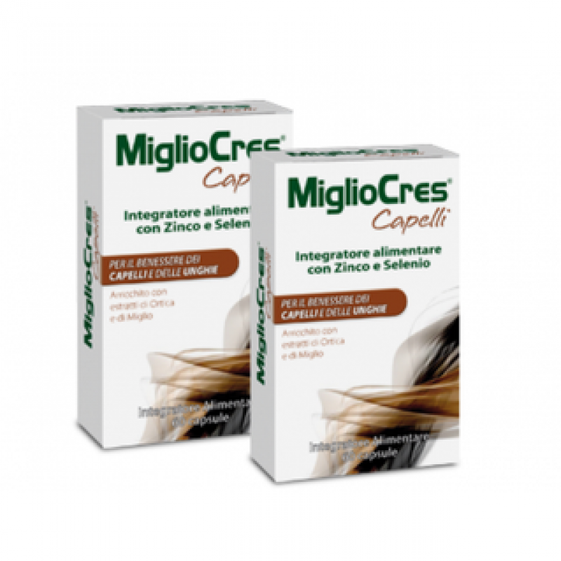 Migliocres PROMO Integratore Benessere Capelli E Unghie 60+60 Capsule