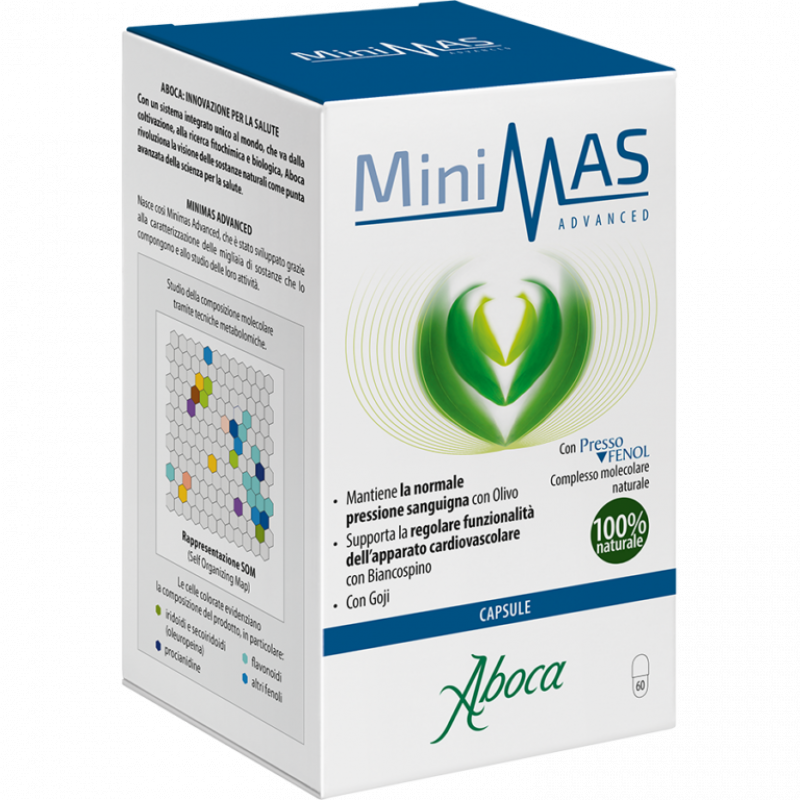 Aboca Minimas Advanced Integratore Regolarità Pressione Arteriosa 60 Opercoli