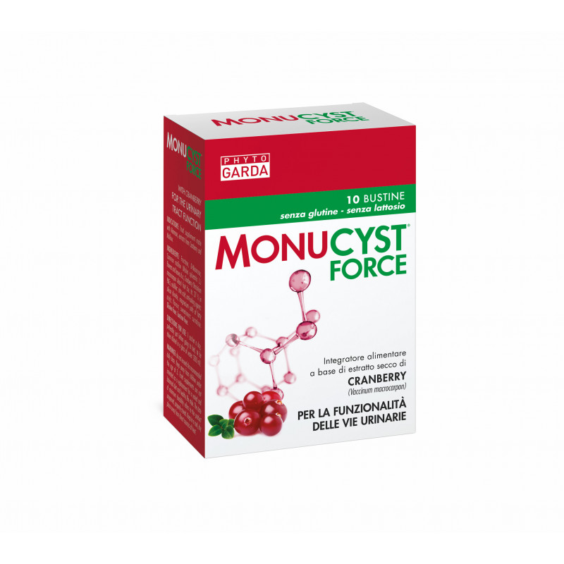 Monucyst Force Integratore per Benessere Vie Urinarie 10 Bustine