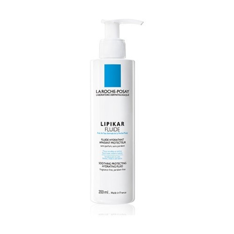La Roche Posay Lipikar Fluido Idratante Pelle Secca Viso e Corpo 400 mL