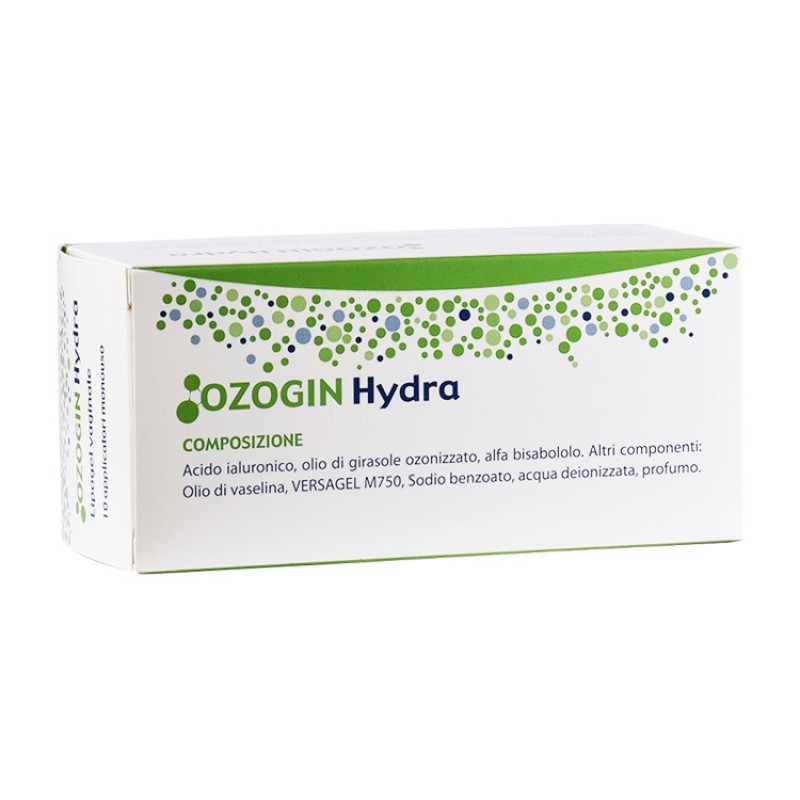 Ozogin Hydra Lipogel Vaginale Tubo 30 gr + 10 Applicatori Monouso