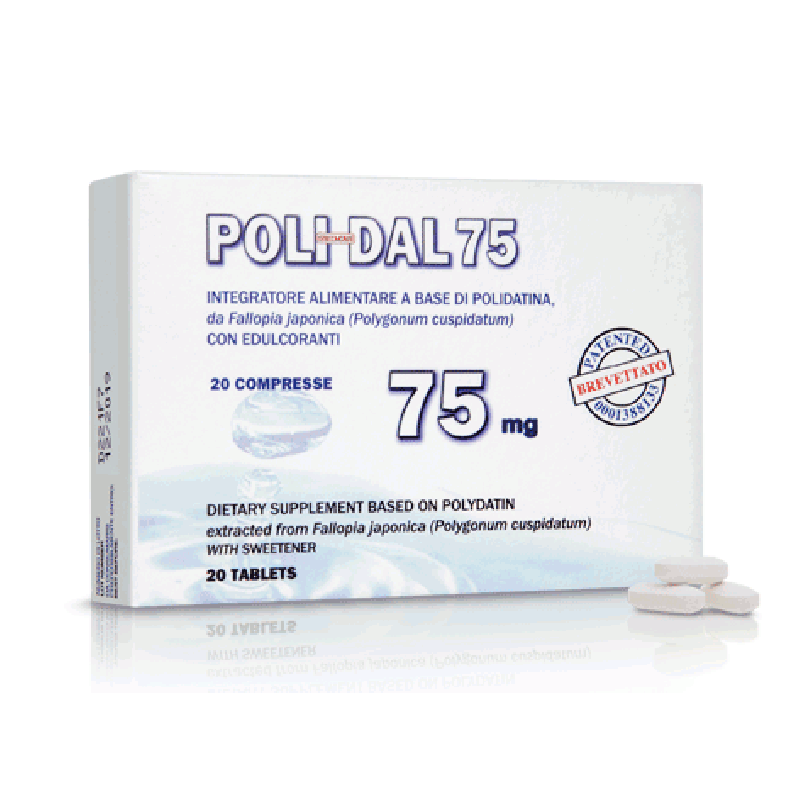 Polidal 75 - Integratore antiossidante - 20 compresse
