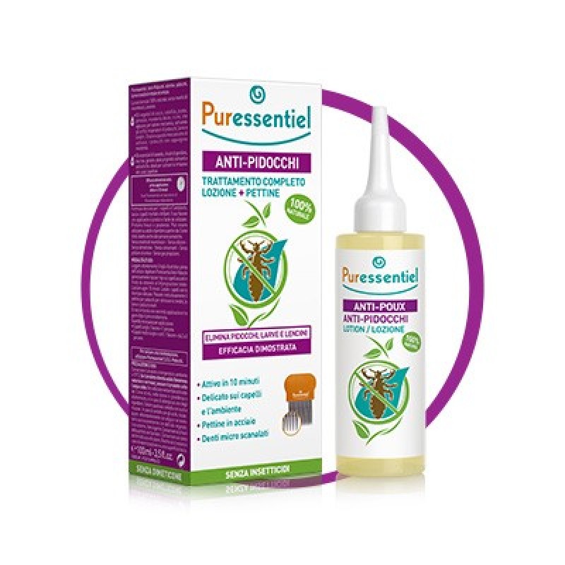 Puressentiel Lozione Antipidocchi + Pettine 100 ml