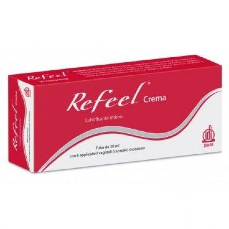 Refeel Crema Lubrificante Vaginale Tubo 30 ml + 6 Cannule
