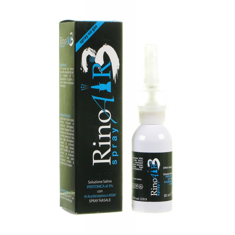 Rinoair 3% Spray Nasale Ipertonico Decongestionante 50 ml