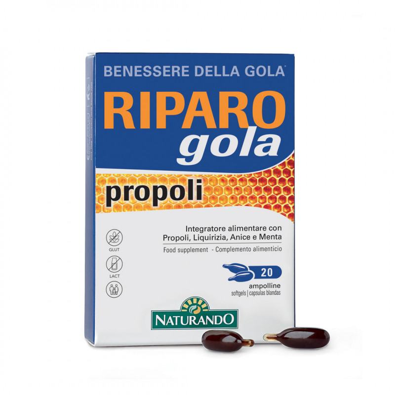 Riparo Gola Propoli 20 ampolline gelatinose
