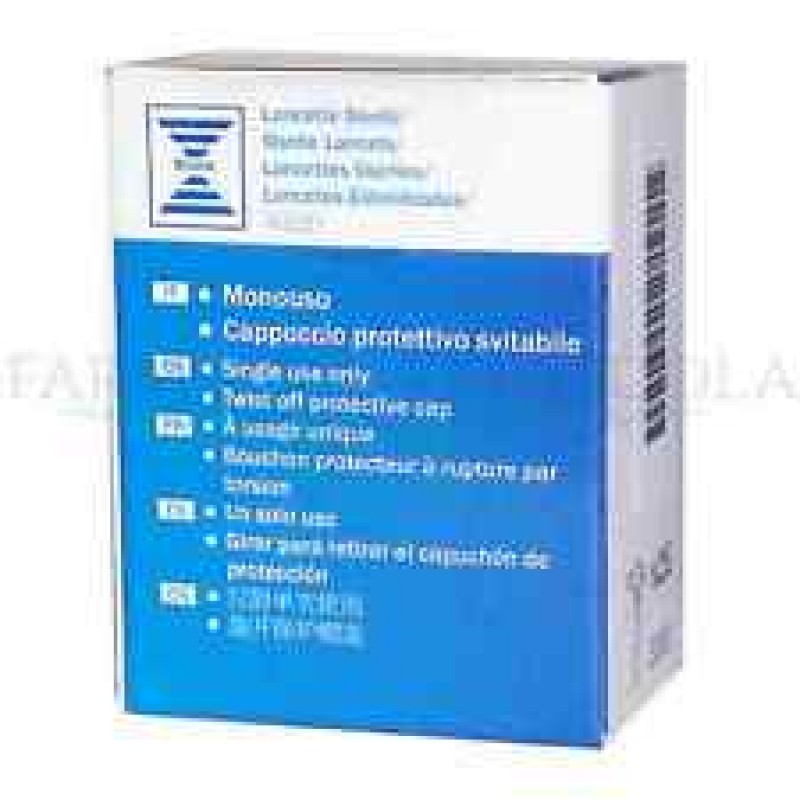 Bruno GD40 Lancette sterili pungi dito 33G 25 pezzi