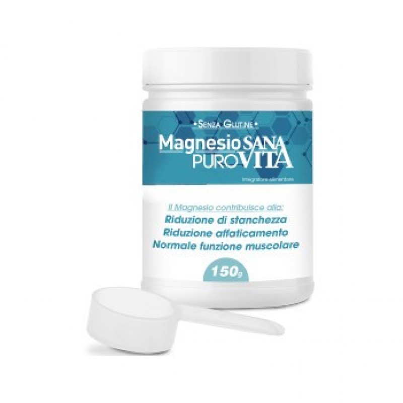 Sanavita Magnesio integratore alimentare utile per stanchezza ed affaticamento 150g