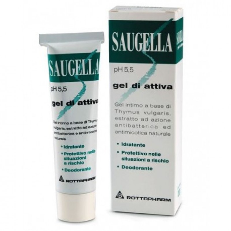 Saugella Gel di Attiva pH 5.5 - Lubrificante Intimo - Flacone 30 ml
