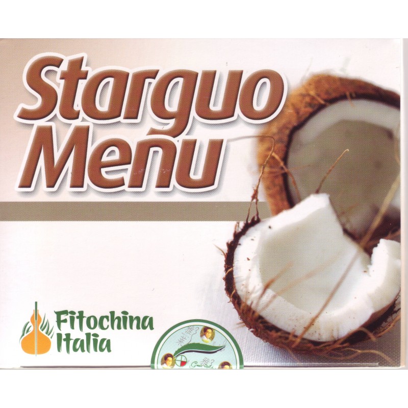 Starguo Menu preparato al cocco in polvere per la perdita di peso 16 bustine