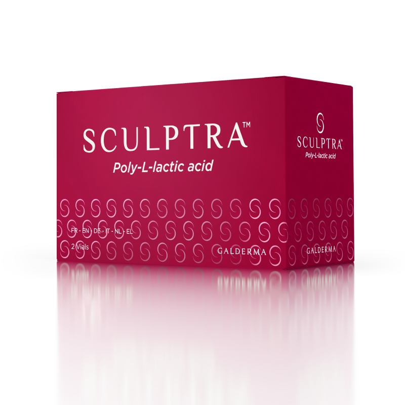 Sculptra - Filler a base di acido L-polilattico - Confezione con 2 flaconi da ricostituire