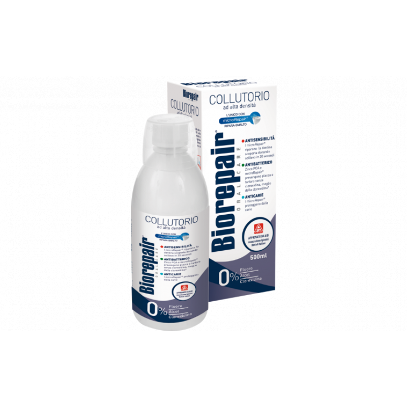 Biorepair Collutorio 3 in 1 - Antibatterico, antisensibilità ed anticarie - 500 ml