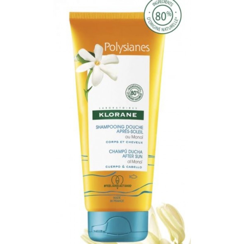 KLORANE GEL SHAMPOO DOCCIA DOPOSOLE AL MONOI 200 ML