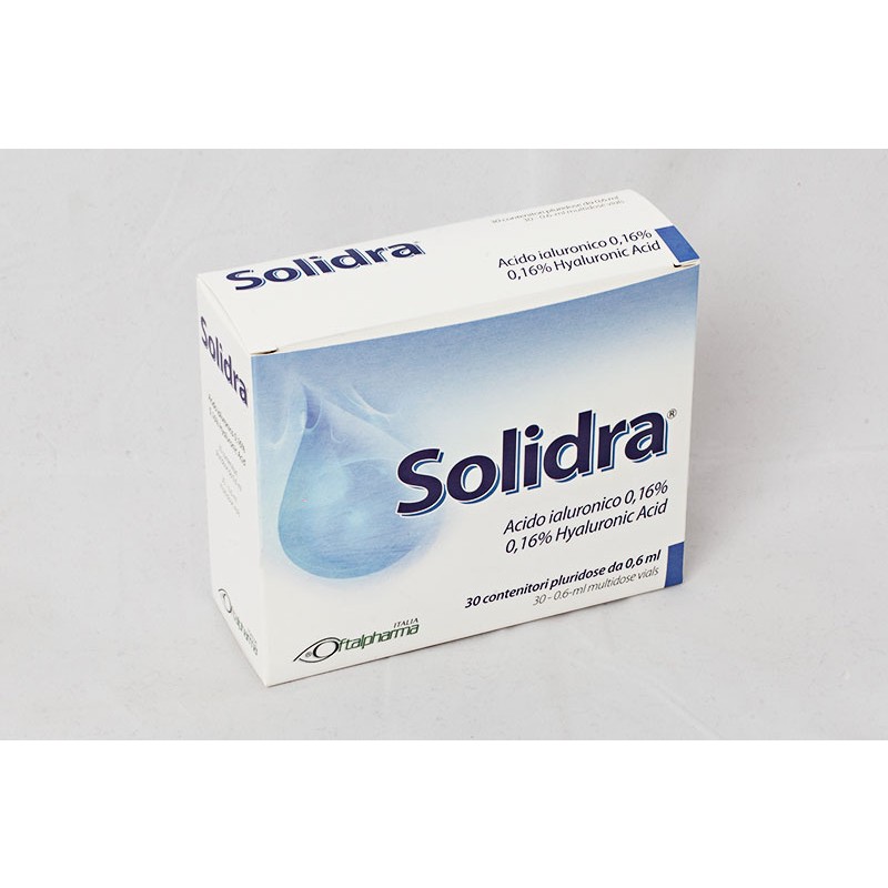 Solidra Collirio Per Protezione Corneale 30 Flaconcini 0,6 ml