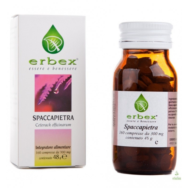 Erbex Spaccapietra Integratore Vie Urinarie 160 Compresse
