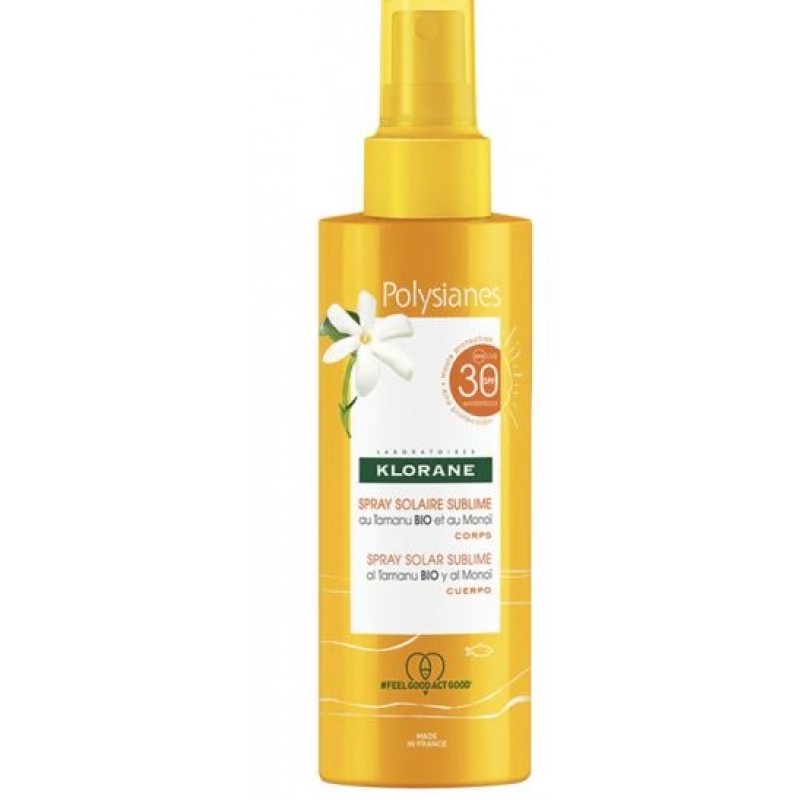 KLORANE Spray solaire sublime al Tamanu Bio e al Monoï 200ml