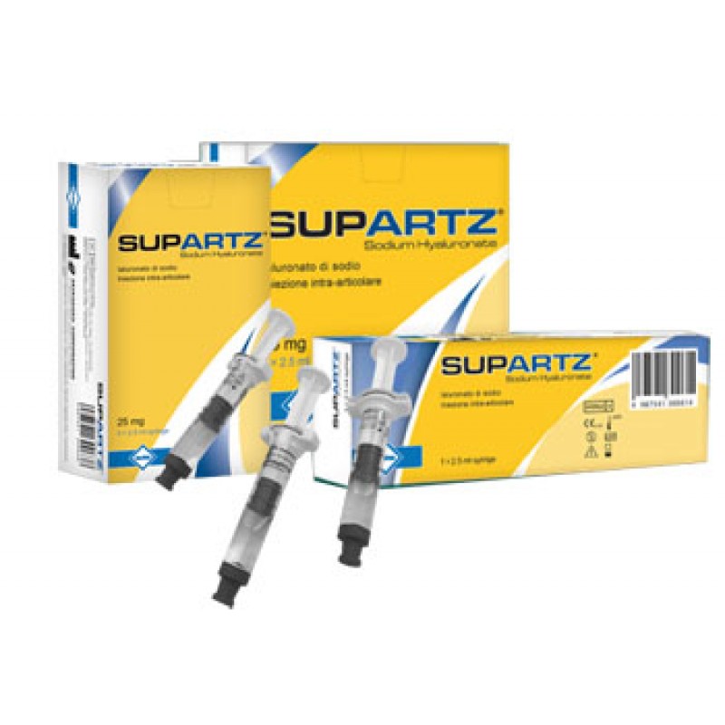 Supartz - Siringa Intrarticolare di acido ialuronico - 2,5 mL - 1 pezzo