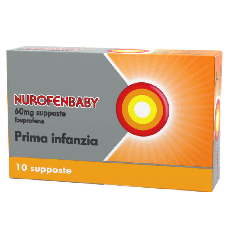 Nurofen Baby - Ibuprofene 60 mg - 10 supposte prima infanzia
