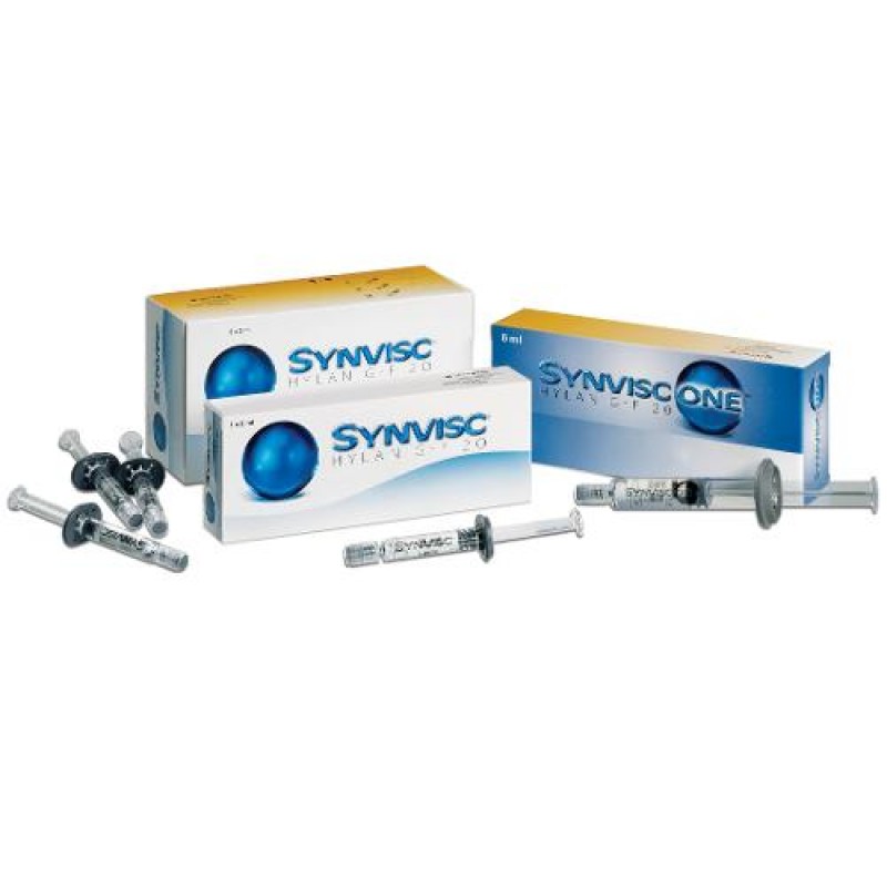 Synvisc - Siringa a base di Acido Ialuronico - 3 pezzi 2 mL