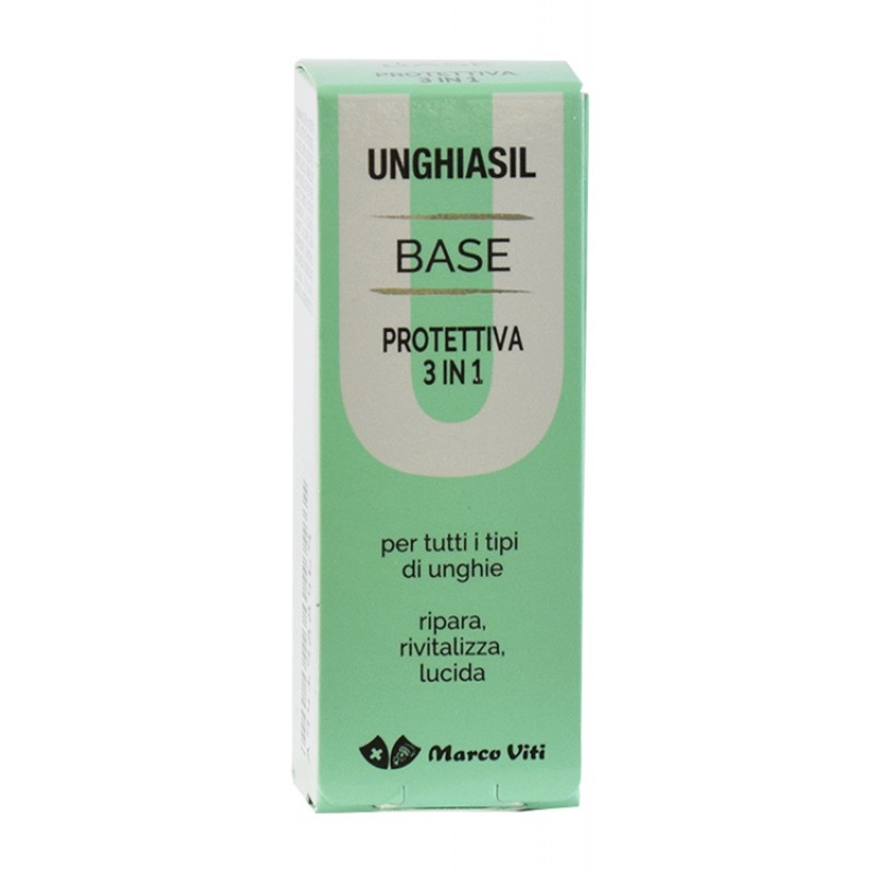 Unghiasil Base Protettiva 3 in 1 per tutti i tipi di unghie 10ml