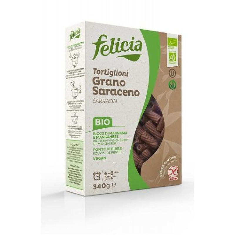 Felicia Bio Tortiglioni Al Grano Saraceno Senza Glutine 340 g