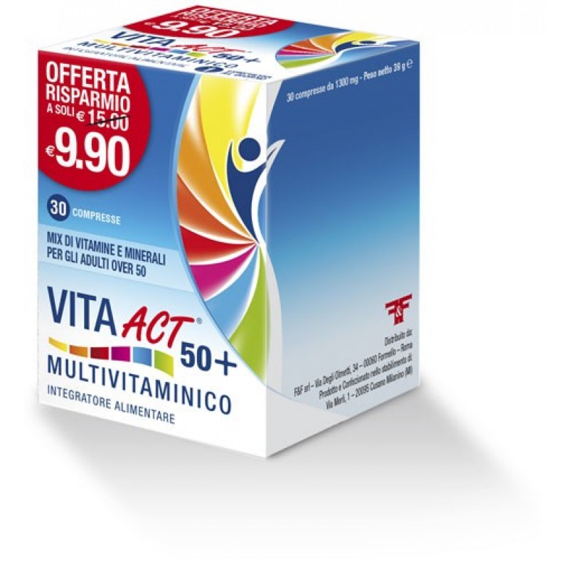 VITA ACT 50+ MULTIVITAMINICO 30 COMPRESSE