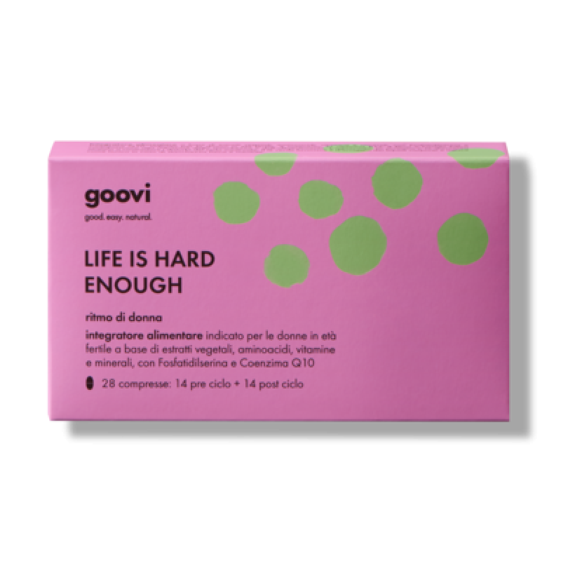 GOOVI LIFE IS HARD ENOUGH Integratore Donna 28 cpr