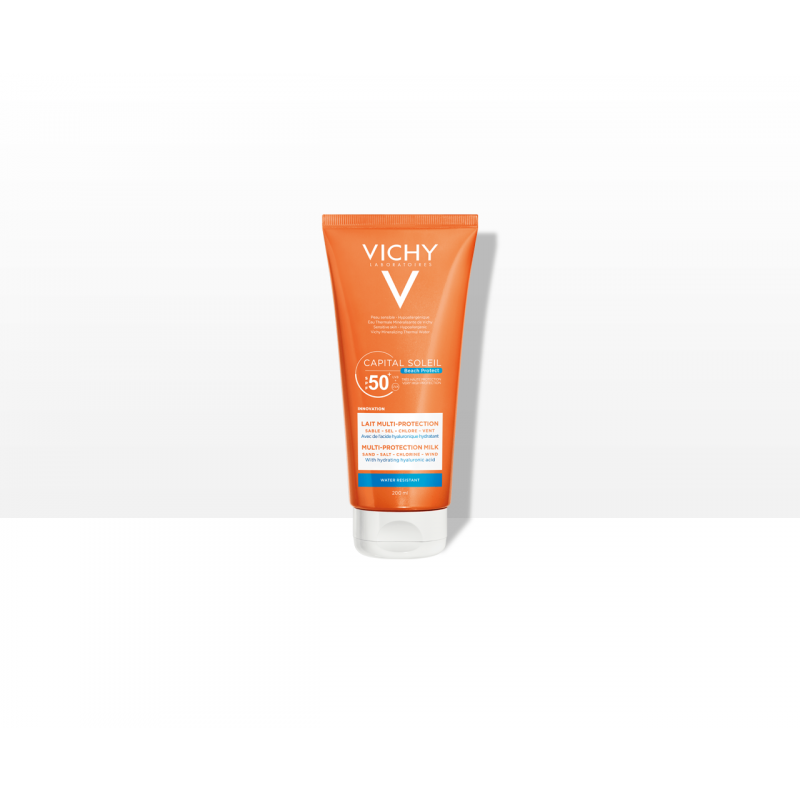 Vichy Capital Soleil Beach Protect SPF 50+ - Latte solare multi-protezione corpo - 200 ml