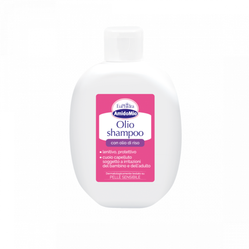 Euphidra AmidoMio Olio Shampoo - per capelli fragili e cuoio capelluto sensibile - 200 ml