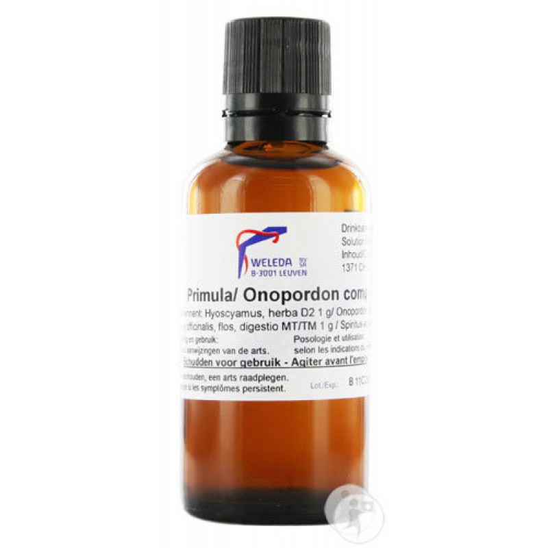 Weleda Onopordon Primula mite gocce 50ml