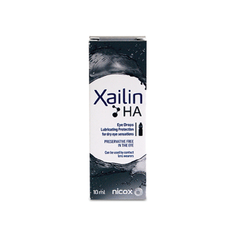 Xailin HA Collirio Lubrificante Per Secchezza Oculare 10 ml
