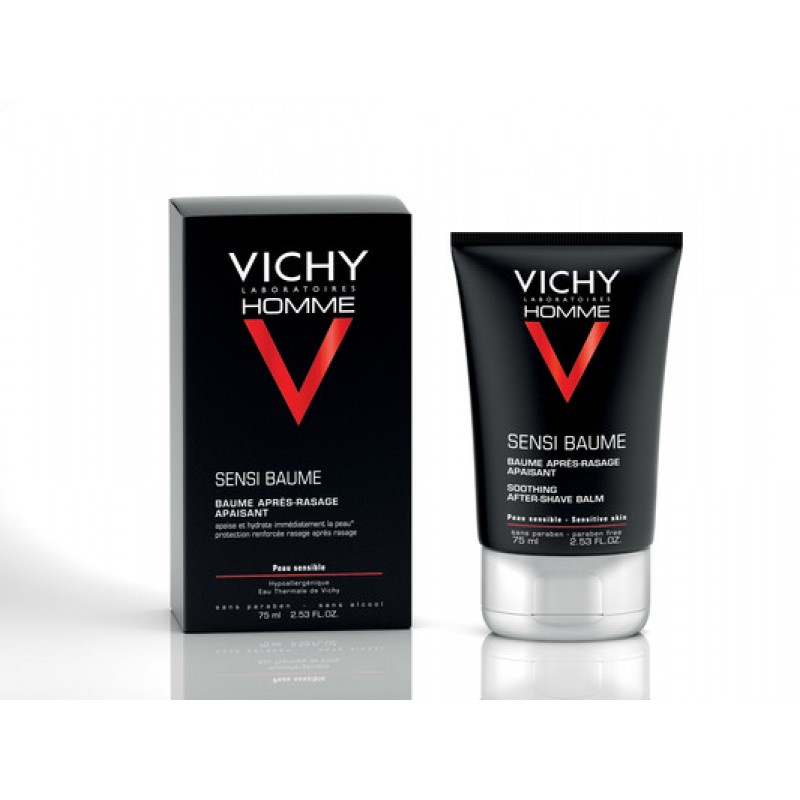 Vichy Homme Sensi Baume Mineral Ca Balsamo dopobarba lenitivo 75 ml