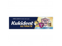 Kukident Ultimate Barriera Anti-cibo. Crema Adesiva Per Dentiere Totali E Parziali. Sapore Fresco 40g